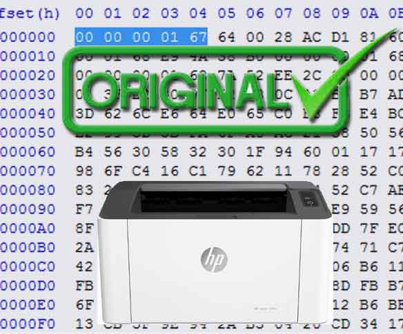 orginal frimware Hp laserjet 107w