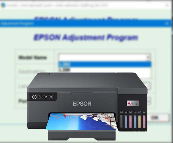 نرم افزار ریست پرینتر Epson-L8050